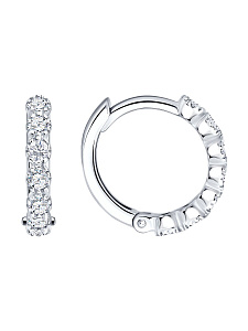 Серьги SOKOLOV - Серебро 925, Фианит (арт. 94025858)