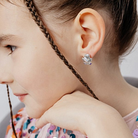 Серьги POKROVSKY - Серебро 925, Эмаль (арт. 0201679-60875)