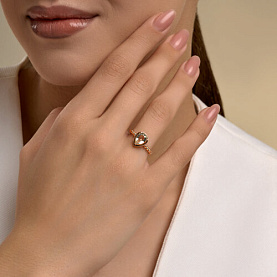 Кольцо SOKOLOV - Серебро 925, Празиолит (арт. 92014694)