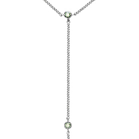 Колье Дар - Серебро 925, Синтетический муассанит (арт. Кц-2293рс16139)
