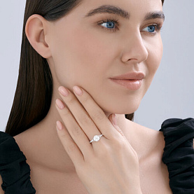 Кольцо Diamant - Серебро 925, Фианит (арт. 94-110-00035-1)