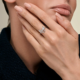 Кольцо SOKOLOV - Серебро 925, Топаз (арт. 92014895)