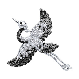 Брошь SOKOLOV - Серебро 925, Фианит (арт. 94040353)