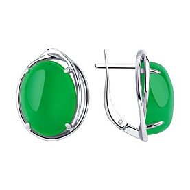 Серьги Diamant - Серебро 925, Кварц (арт. 94-320-00907-1)