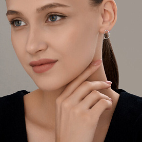 Серьги Diamant - Серебро 925 (арт. 94-122-00108-1)
