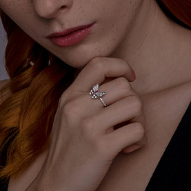 Кольцо SOKOLOV - Серебро 925, Фианит (арт. 94014244)