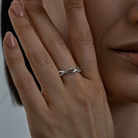 Кольцо SOKOLOV - Серебро 925, Фианит (арт. 94013713)