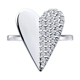 Кольцо SOKOLOV - Серебро 925, Фианит (арт. 94014047)