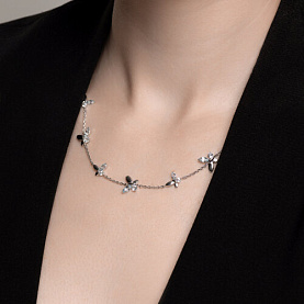 Колье SOKOLOV - Серебро 925, Топаз (арт. 92070081)