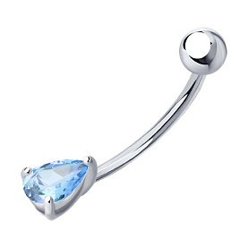 Пирсинг SOKOLOV - Серебро 925, Фианит (арт. 94060073)