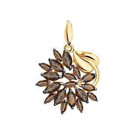 Подвеска SOKOLOV - Серебро 925, Раухтопаз (арт. 92030456)