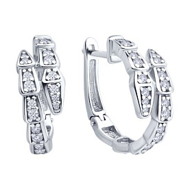 Серьги Diamant - Серебро 925, Фианит (арт. 94-120-02299-1)