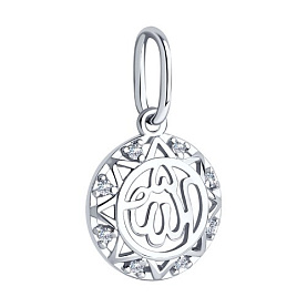 Подвеска SOKOLOV - Серебро 925, Фианит (арт. 94031198)