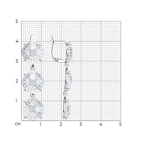 Серьги SOKOLOV - Серебро 925, Горный хрусталь (арт. 92022598)