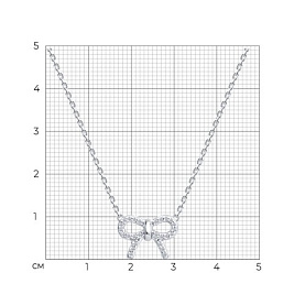 Колье Diamant - Серебро 925, Фианит (арт. 94-170-00100-1)