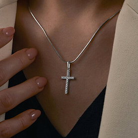 Подвеска Diamant - Золото 585, Фианит (арт. 52-130-00375-1)