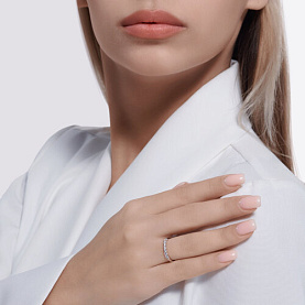 Кольцо SOKOLOV - Серебро 925, Фианит (арт. 94012721)