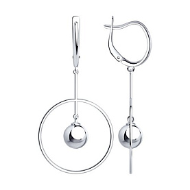 Серьги Diamant - Серебро 925 (арт. 94-121-01480-1)