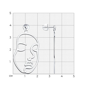 Серьги SOKOLOV - Серебро 925 (арт. 94025901)
