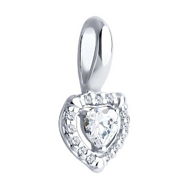 Подвеска SOKOLOV - Серебро 925, Фианит (арт. 94032821)