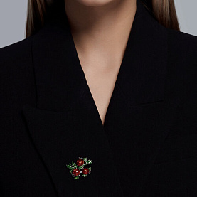 Брошь SOKOLOV - Серебро 925, Эмаль (арт. 94040298)