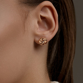 Серьги SOKOLOV - Золото 585, Фианит (арт. 0200879)