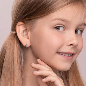 Серьги SOKOLOV - Серебро 925, Фианит (арт. 94025743)