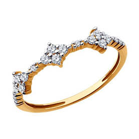 Кольцо Diamant - Золото 585, Фианит (арт. 51-110-02440-1)