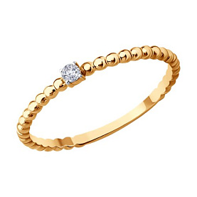 Кольцо Diamant - Золото 585, Фианит (арт. 51-110-01351-1)