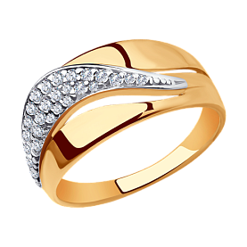 Кольцо SOKOLOV - Серебро 925, Фианит (арт. 93010706)