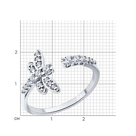 Кольцо SOKOLOV - Серебро 925, Фианит (арт. 94013842)