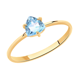 Кольцо SOKOLOV - Золото 585, Топаз (арт. 716115)