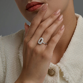 Кольцо SOKOLOV - Серебро 925, Фианит (арт. 94014841)