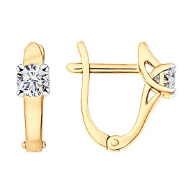 Серьги SOKOLOV - Серебро 925, Фианит (арт. 93022377)