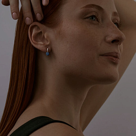 Серьги SOKOLOV - Серебро 925, Фианит (арт. 94021909)