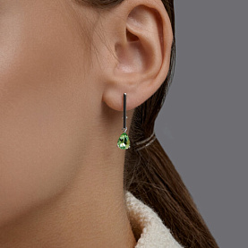 Серьги Diamant - Серебро 925, Кристалл (арт. 94-121-00220-2)