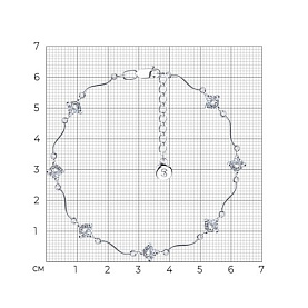 Браслет SOKOLOV - Серебро 925, Фианит (арт. 94050139)