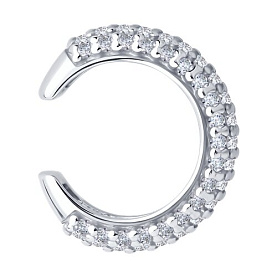 Серьга SOKOLOV - Серебро 925, Фианит (арт. 94170385)