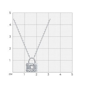 Колье SOKOLOV - Серебро 925, Фианит (арт. 94070933)
