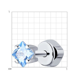 Серьга SOKOLOV - Серебро 925, Фианит (арт. 94170005)