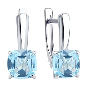 Серьги SOKOLOV - Серебро 925, Топаз (арт. 92021398)