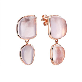 Серьги FRESH - Серебро 925, Кварц (арт. AY-E03790-X-G-PQ-X-X)