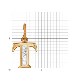 Подвеска SOKOLOV - Золото 585, Фианит (арт. 031102)