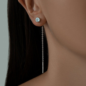 Серьги SOKOLOV - Серебро 925, Топаз (арт. 92022161)