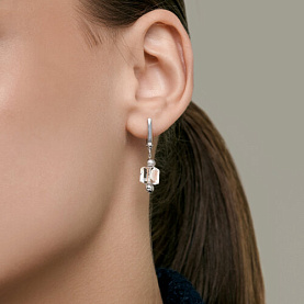 Серьги Diamant - Серебро 925, Стекло (арт. 94-121-00307-1)