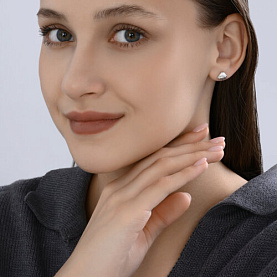 Серьги Diamant - Серебро 925 (арт. 94-122-00008-1)