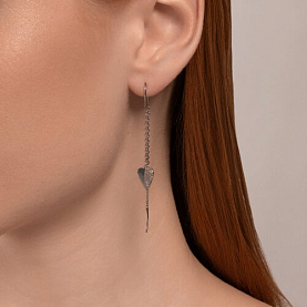 Серьги SOKOLOV - Серебро 925, Фианит (арт. 94026458)