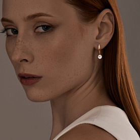 Серьги SOKOLOV - Серебро 925, Фианит (арт. 93020908)