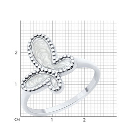 Кольцо SOKOLOV - Серебро 925, Эмаль (арт. 94014032)