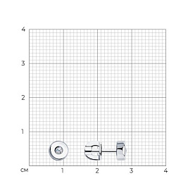 Серьги SOKOLOV - Золото 585, Бриллиант (арт. 1020864)